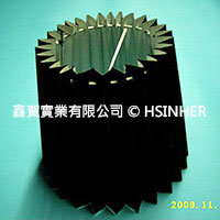ST-98太陽摺摺景機花紋Sample of Sun-Ray and According Pleating Machine