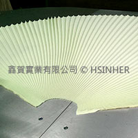 ST-98太陽摺摺景機花紋Sample of Sun-Ray and According Pleating Machine